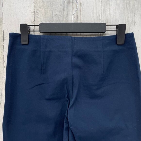 Boston Proper Trouser Pants Womens 6 Slim Ankle Navy Blue‎ Side Zip NEW - Picture 4 of 8